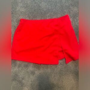 Comfy Red Skort